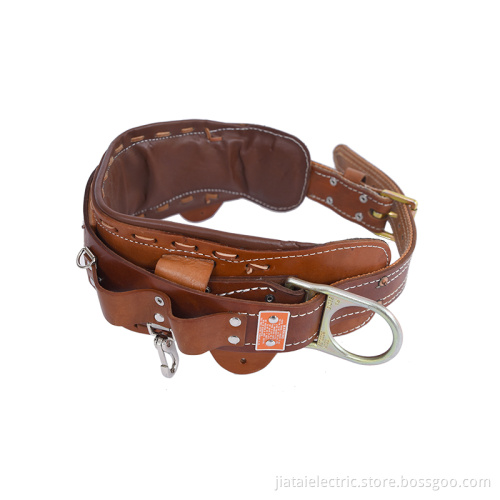 High-Quality Lineman Electric Power Safety Belt/Harness with Best Leather Material